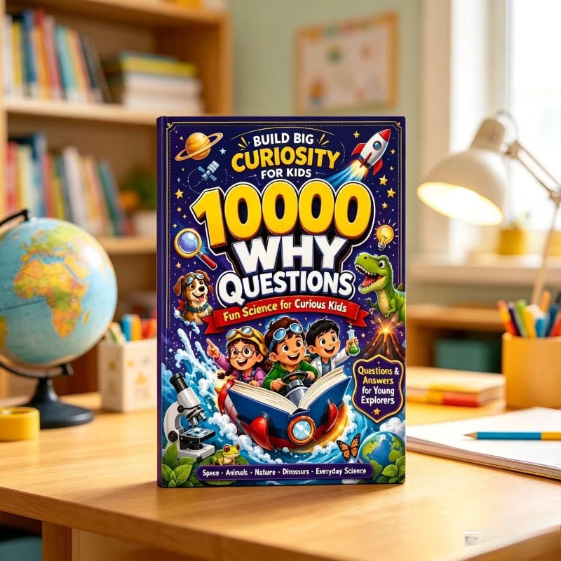 Kids Education Questions - Книга «10 000 вопросов почему» для
