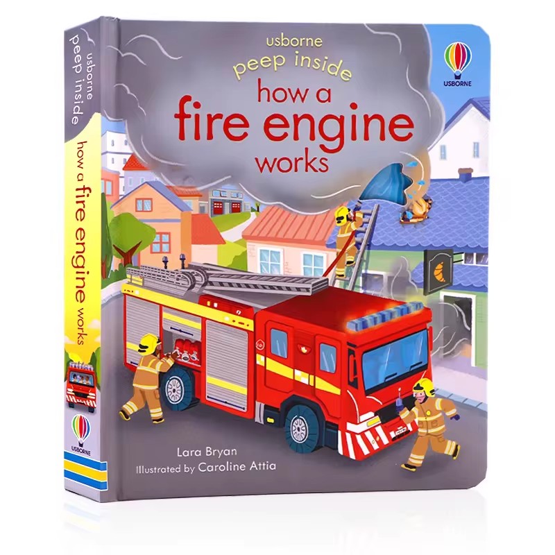 Kids Education Books - Книги Usborne Peep Inside: Как работает