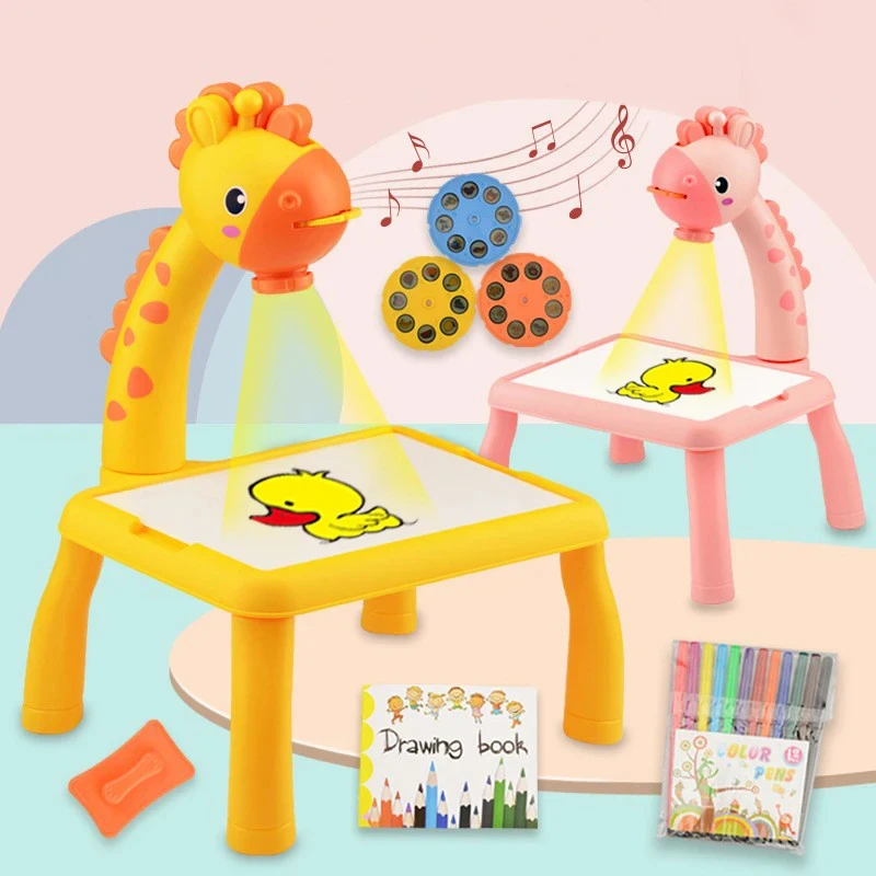 Drawing Projector Kids - Детский светодиодный проектор, художественный стол для