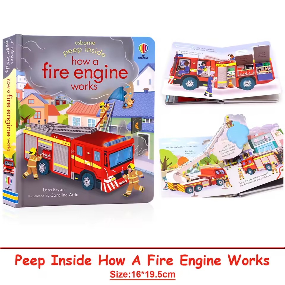 Книги Usborne Peep Inside: Как – обзор и цена Kids Education Books