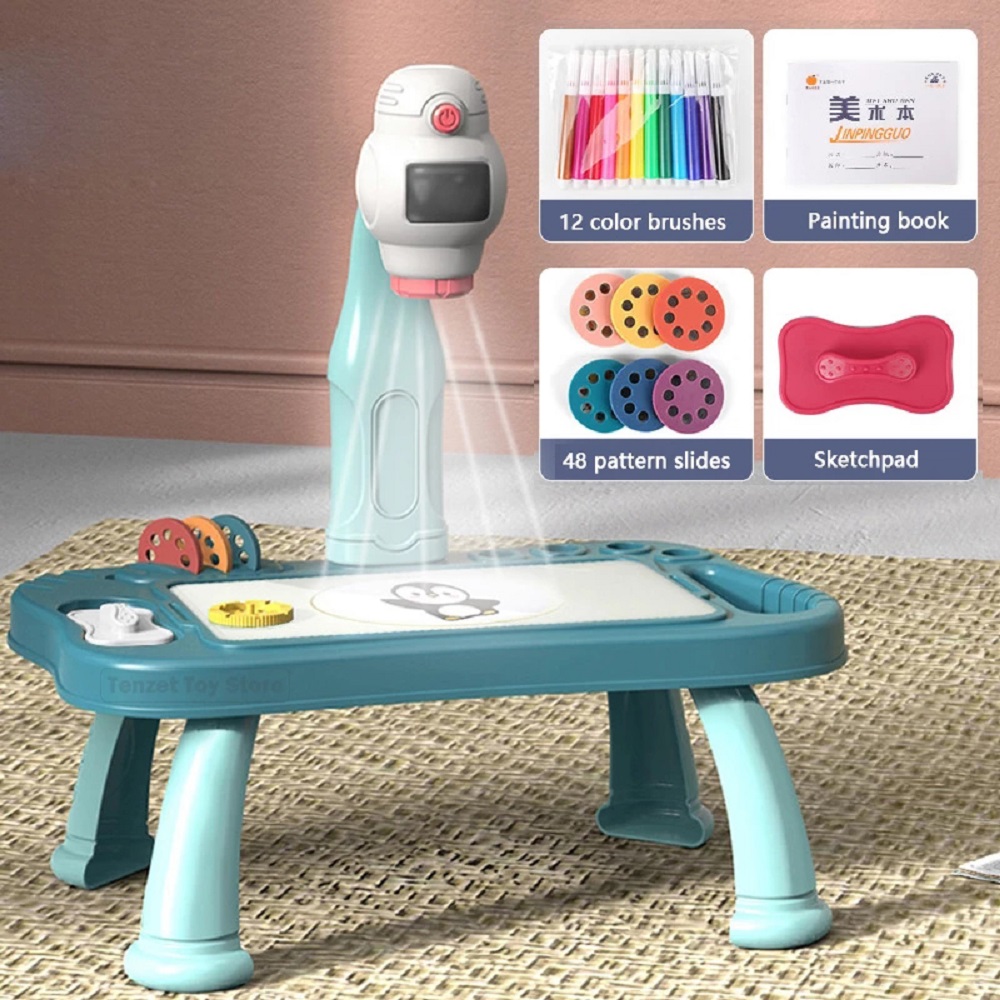 Детский светодиодный проектор, – обзор и цена Drawing Projector Kids