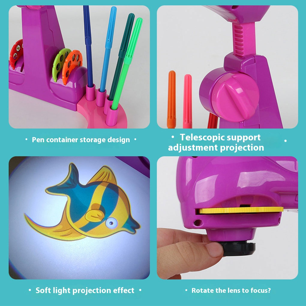 Обучающий детский стол для рис – обзор и цена Drawing Projector Kids