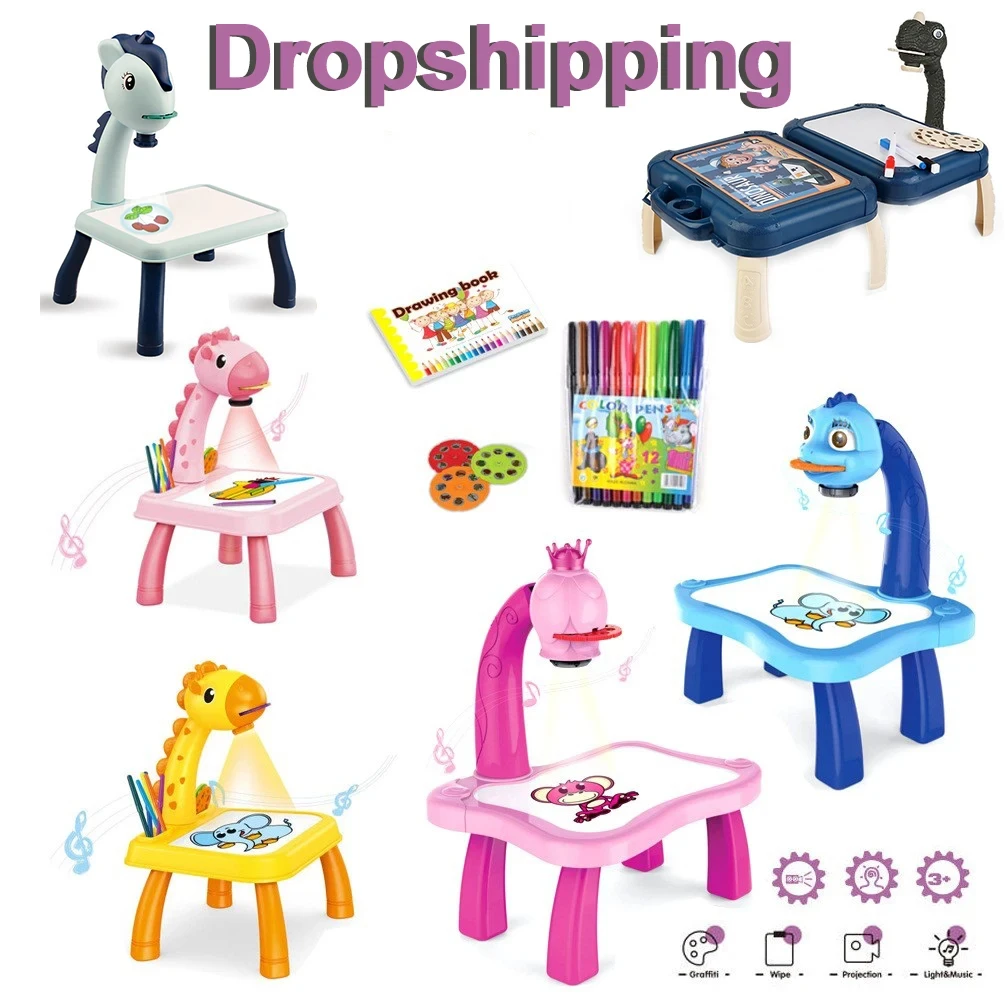 Детский светодиодный проектор, – обзор и цена Drawing Projector Kids