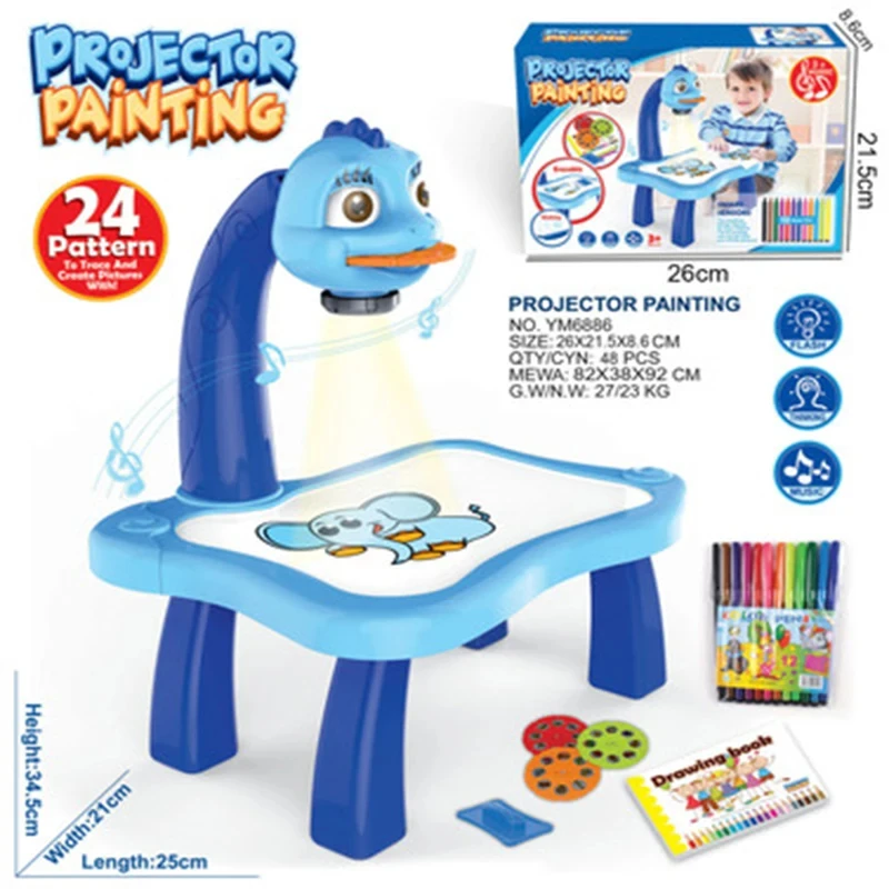 Детский светодиодный проектор, – обзор и цена Drawing Projector Kids