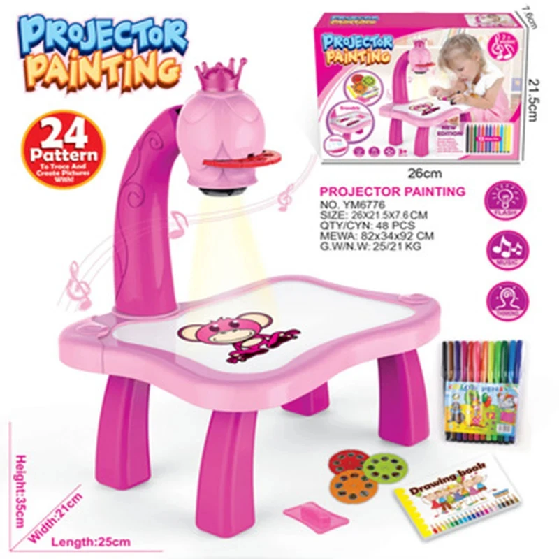 Детский светодиодный проектор, – обзор и цена Drawing Projector Kids